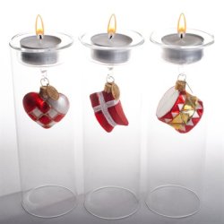 HJERTE/FLAG/TROMME 4 CM DK